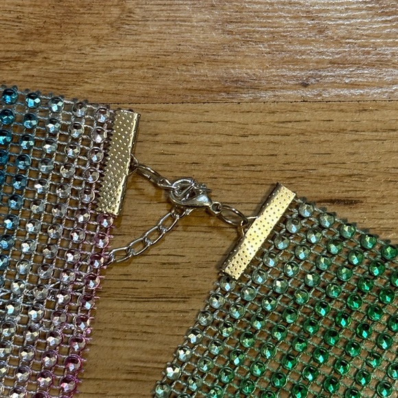 Dolls Kill Multicolor Rhinestone Top - Picture 5 of 5